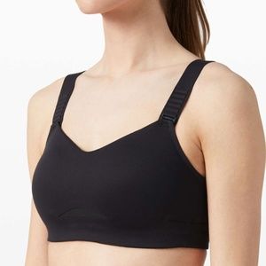 Lululemon Swift Speed Sports Bra Black NWT 34 D